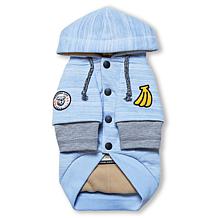 Pet Life Touchdog Hampton Beach Ultra Soft Cotton Dog Hoodie