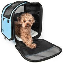 Pet Life Wheeled Travel Pet Carrier with Telescoping Handle