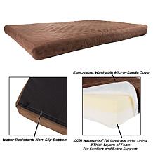 PETMAKER Waterproof Memory Foam Dog Bed w/ Non-Slip Bottom Extra Large