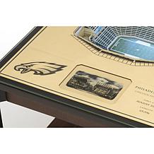Philadelphia Eagles 25-Layer Stadium Views Lighted End Table