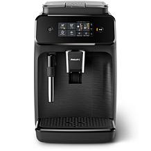 Philips 1200 Automatic Espresso Machine with Milk Frother - Black 