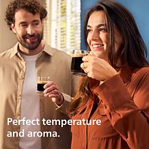 Philips 1200 Automatic Espresso Machine with Milk Frother - Black 