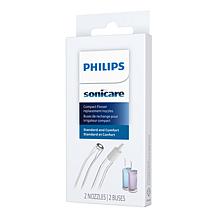 Philips Sonicare Compact Flosser 1000 N1 Standard & N2 Comfort Nozzles