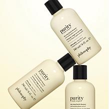 philosophy 3-pc 3 oz. purity made simple facial cleanser