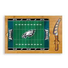 Picnic Time Glass Top Cutting Board - Phila. Eagles
