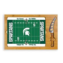 Picnic Time Glass Top Cutting Set - Michigan State