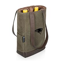 Picnic Time Officially Licensed NFL Green 2Bottle Wine Cooler Patri...
