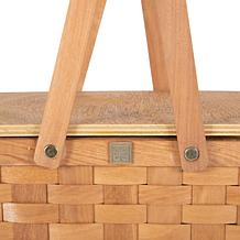 Picnic Time Poppy Personal Picnic Basket, (Beige)