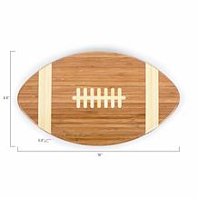 Picnic Time Touchdown! Football Cutting Board & Serving Tray, Bamboo