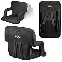 Picnic Time Ventura Folding Chair-Denver Broncos