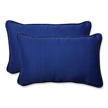 Outdoor Pillows with Insert Navy 18x18 Patio Accent Throw Pillows –  Fabritones