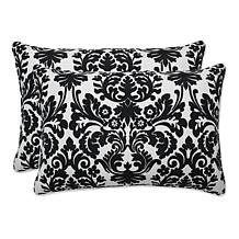 Pillow Perfect Set of 2 Outdoor Carmody Rectangular Throw Pillows