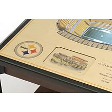 Pittsburgh Steelers 25-Layer Stadium Views Lighted End Table