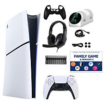 PS5 Slim Digital Console with Extra DualSense, Accessories