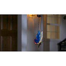Plow & Hearth Solar Hanging Butterfly Garden Decor
