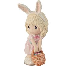 Precious Moments 212015 Wishing You a Hoppy Easter Figurine Girl