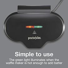 Proctor Silex Petite Double Waffle Maker