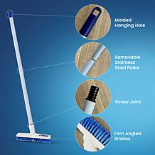Professor Amos 9" Grout Brush & 52" Telescopic Pole