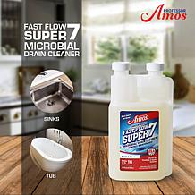 Professor Amos Fast Flow Super7 Concentrated Microbial Drain Solution