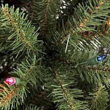 Puleo International 4.5' Pre-lit Artificial Slim Franklin Fir Tree