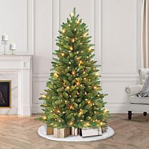 Puleo International 4.5' Pre-lit Slim Westford Spruce Tree