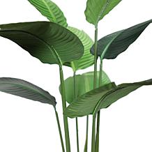 Puleo International 45.5"Artificial Travelers Palm Tree in Black Pot