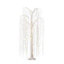 Puleo International 5' PreLit Willow Tree w/ 240 Warm White LED Lights