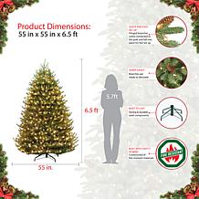 Puleo International 6.5' Canadian Balsam Fir Artificial Christmas Tree