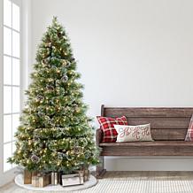 Puleo International 7 ft. Pre-Lit Springfield Fir, 400 Clear Lights