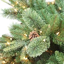 Puleo International 7.5' 700Light Artificial Pine Christmas Tree Green