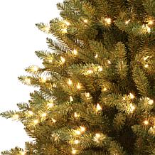 Puleo Intl. 7.5' Pre-lit Franklin Fir Grand Artificial Christmas Tree