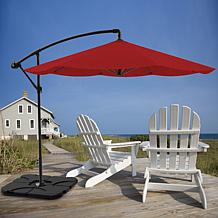 Pure Garden 4-Piece Fillable Weighted Umbrella Stand