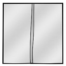 Pure Garden One Car Garage Black Screen Curtain - 114" x 90"