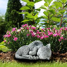 Pure Garden Pet Memorial Keepsake Statue - Sleeping Angel Cat