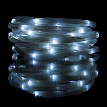 Pure Garden Solar-Powered LED Rope Lights - 32'