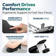 Purely E5620 Foldable Ergonomic Arm Rest for Desk