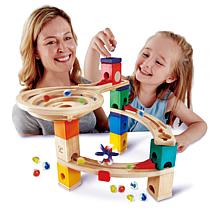 Quadrilla Wooden Marble Run DIY Construction: Race To The Finish