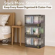 Quik Box Stackable Effortless Use Storage Boxes
