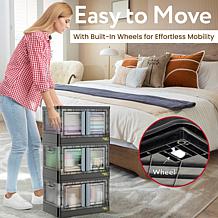 Quik Box Stackable Storage Boxes - 3-pack