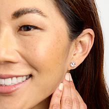 Radiance by Absolute™ 10K 6ctw Asscher Cut Solitaire Stud Earrings