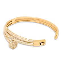 Radiance by Absolute™ 11.57ctw Nail-Design Wrap Bypass Bracelet