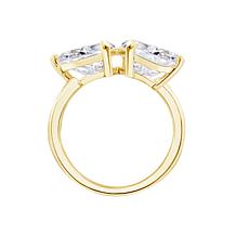 Radiance by Absolute™ 13.95ctw Pear Cut Toi et Moi Ring
