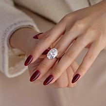 Radiance by Absolute™ 14.34ctw Oval Solitaire Ring