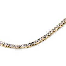 Radiance by Absolute™ 17" 26.25ctw Round Stone Tennis Necklace