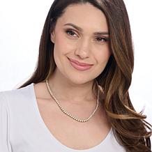 Radiance by Absolute™ 18" 4mm Round Magnetic Clasp Tennis Necklace