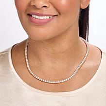 Radiance by Absolute™ 20" 4mm Round Magnetic Clasp Tennis Necklace