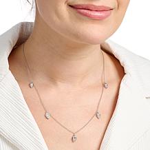 Radiance by Absolute™ 20" Pear-Shaped Dangle Adjustable Necklace