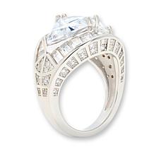 Radiance by Absolute™ 22.08ctw Triangular and Mixed Cut Cocktail Ring