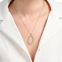 Radiance by Absolute™ 2.43ctw Mocha Mousse Teardrop Pendant Necklace