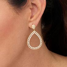 Radiance by Absolute™ 2.82ctw Open Teardrop Dangle Earrings